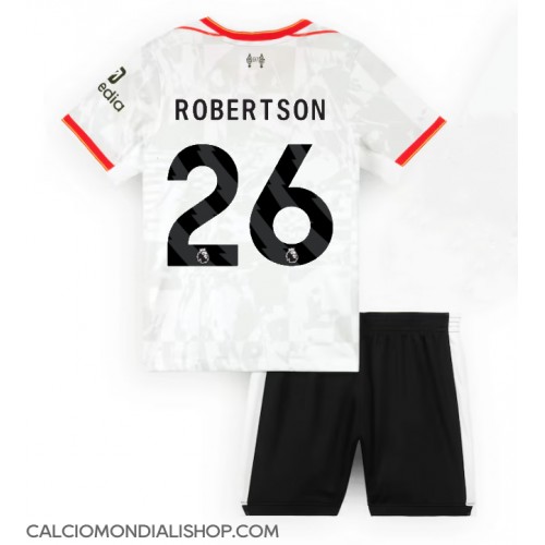 Maglie da calcio Liverpool Andrew Robertson #26 Terza Maglia Bambino 2024-25 Manica Corta (+ Pantaloni corti)